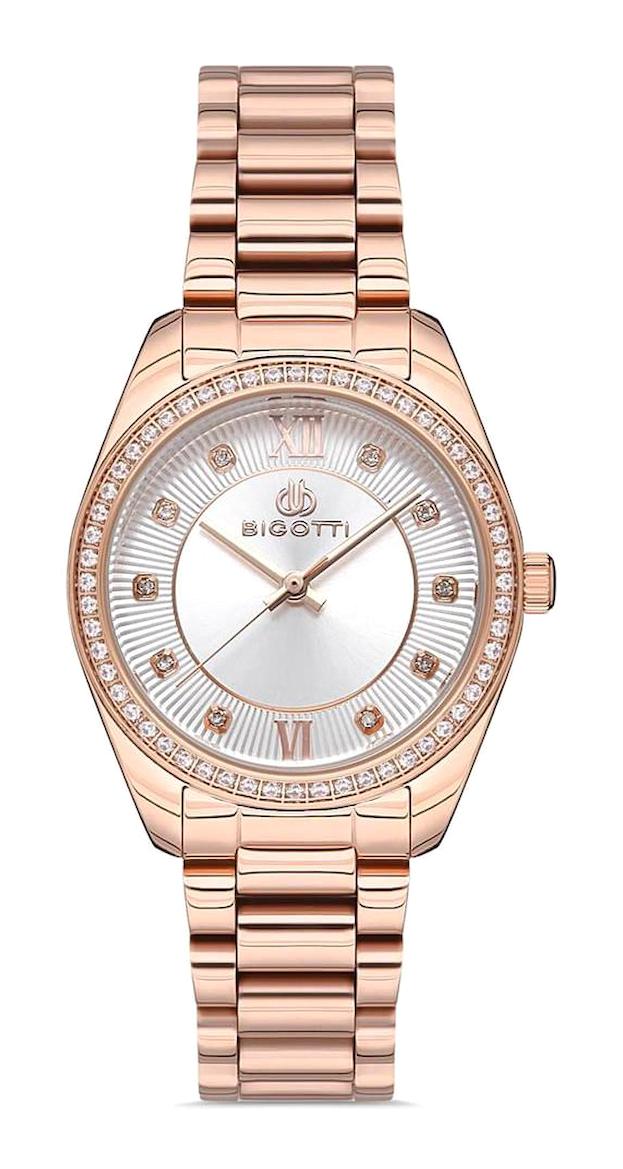 Bigotti BG.1.10195.2 36 mm Çok Renkli Çelik Kordon Analog Kadın Kol Saati