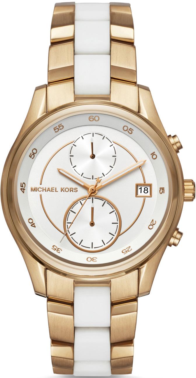 Michael Kors MK6466 Takvimli 40 mm Beyaz Çelik Kordon Analog Kadın Kol Saati