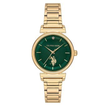 U.S. Polo Assn USPA2070-04 32 mm Altın Çelik Kordon Analog Kadın Kol Saati