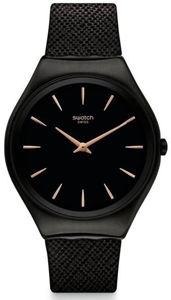 Swatch SYXB101 38 mm Siyah Silikon Kordon Analog Unisex Kol Saati