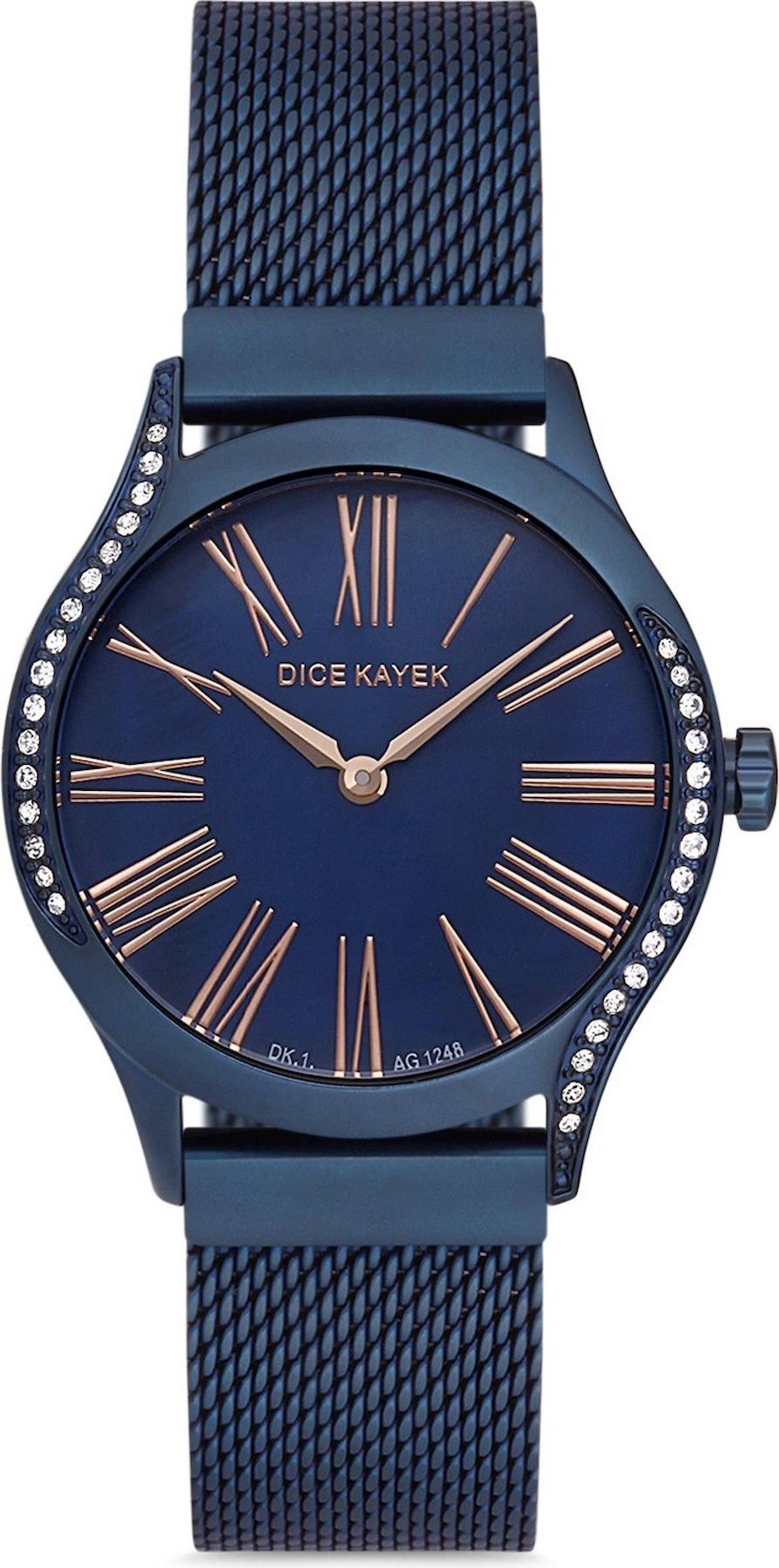 Dice Kayek DK.1.AG1248.06 36 mm Lacivert Çelik Kordon Analog Kadın Kol Saati