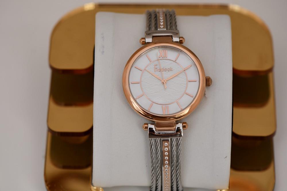 Freelook F.3.1039.02 30 mm Gri-Rose Gold Çelik Kordon Analog Kadın Kol Saati