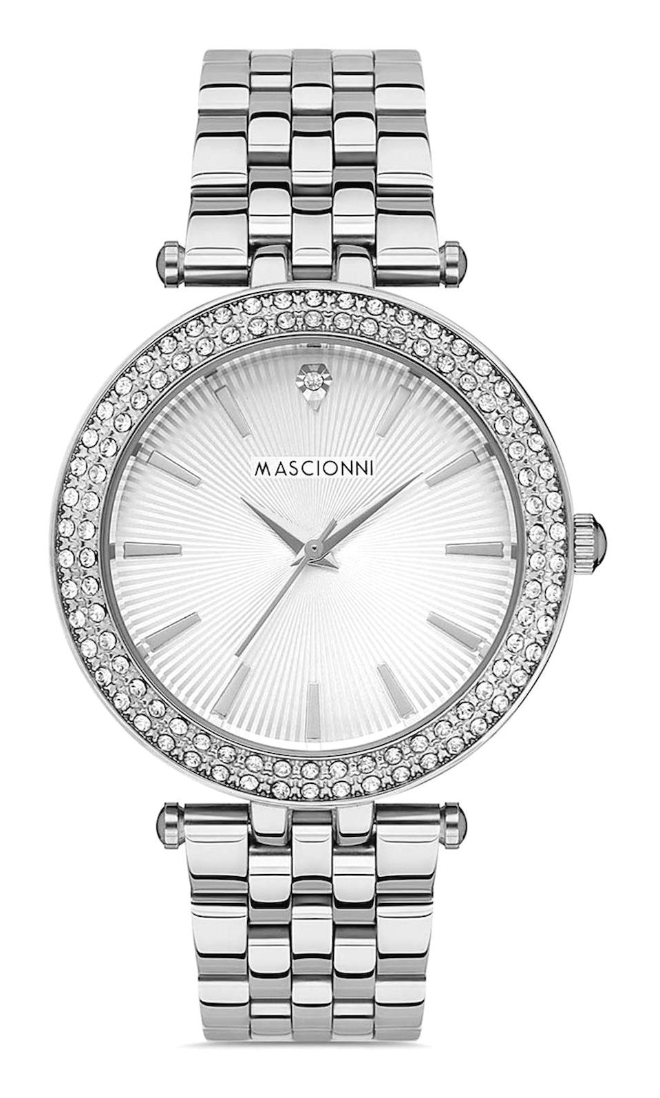 Mascionni M.1.1998A.01 38 mm Gri Çelik Kordon Analog Kadın Kol Saati