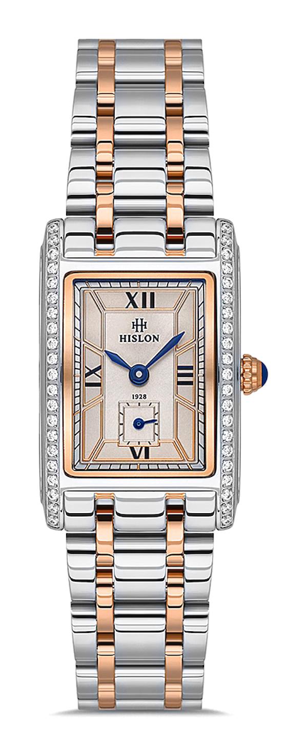 Hislon QL149T-10SR 21.8-34.4 mm Gri-Rose Gold Çelik Kordon Analog Kadın Kol Saati