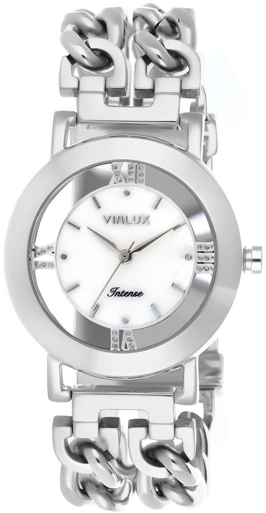 Vialux LY775S-09SS 36.5 mm Gri Çelik Kordon Analog Kadın Kol Saati