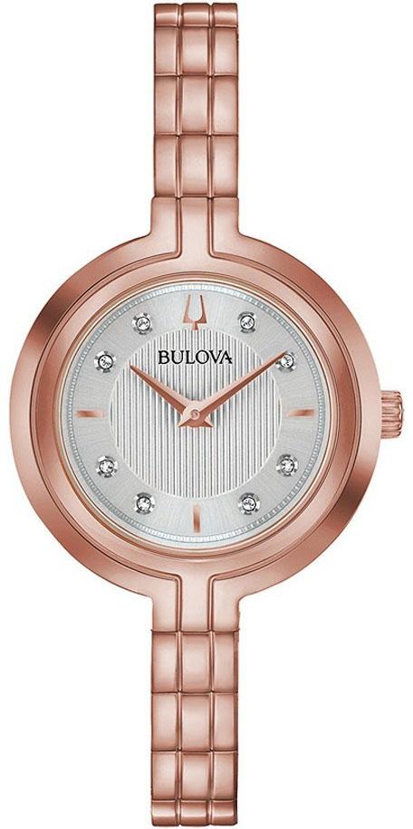 Bulova 97P145 30 mm Rose Gold Çelik Kordon Analog Kadın Kol Saati