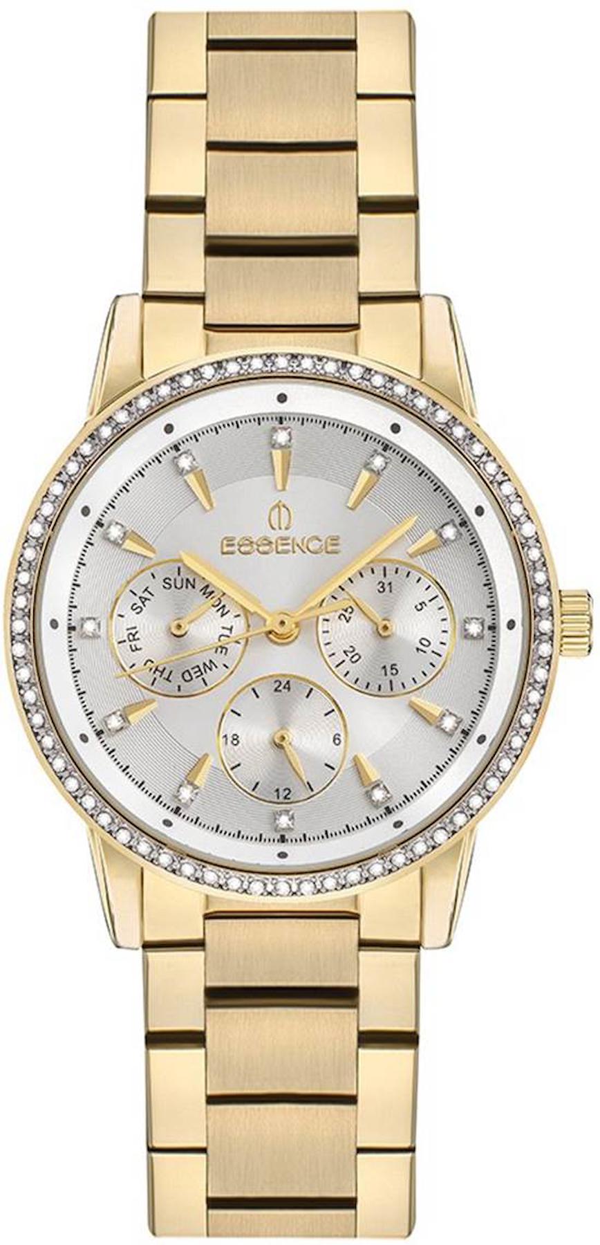 Essence ES6686FE.130 36 mm Altın Çelik Kordon Analog Kadın Kol Saati