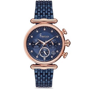 Freelook F.8.1080.02 36 mm Lacivert Çelik-Hasır Kordon Analog Kadın Kol Saati