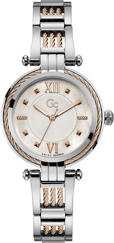 Guess GCY56003L1MF 36 mm Gri Çelik Kordon Analog Kadın Kol Saati