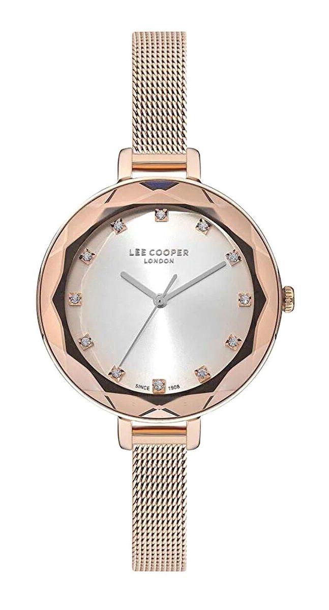 Lee Cooper LC07363.410 36 mm Rose Gold Çelik-Hasır Kordon Analog Kadın Kol Saati