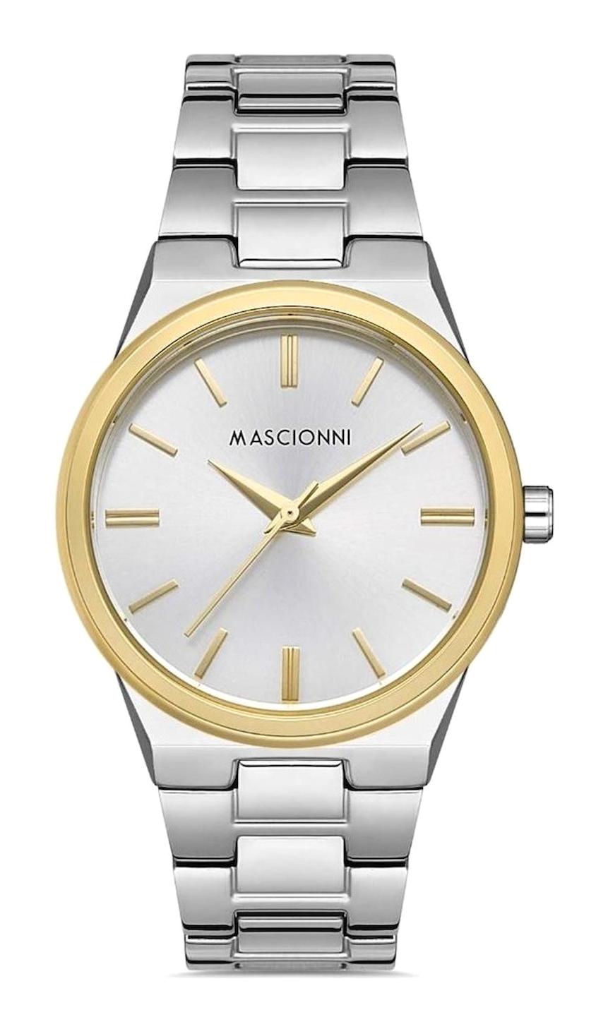Mascionni M.1.1981D.02 38 mm Gri Çelik Kordon Analog Kadın Kol Saati