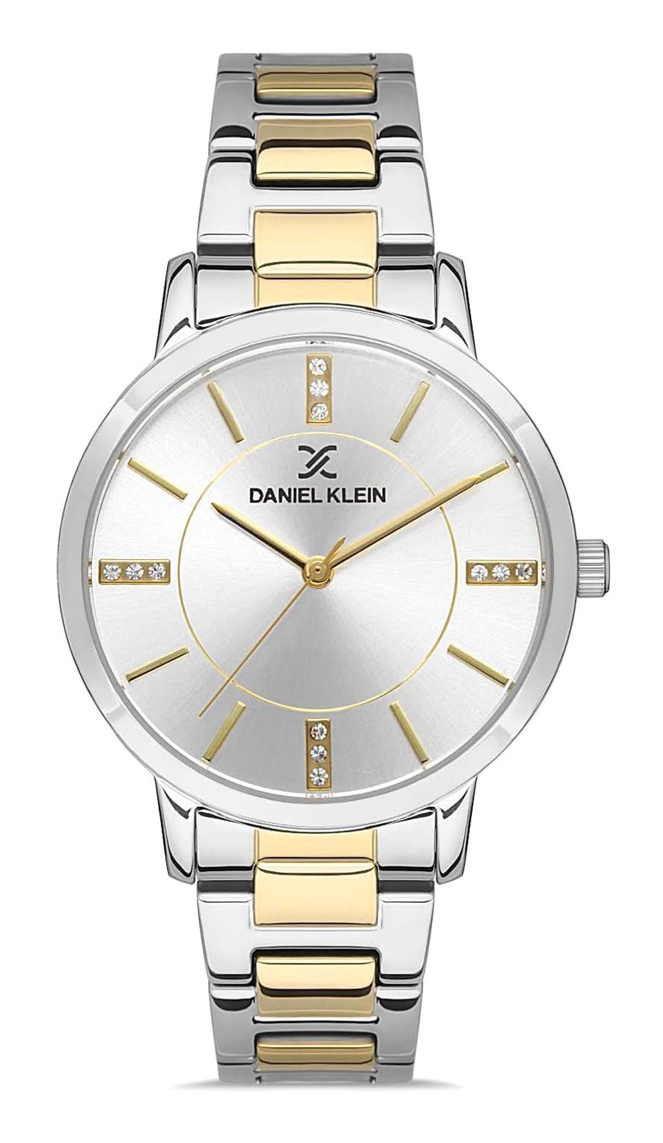 Daniel Klein DKE.1.10266.3 31-35 mm Altın-Gri Çelik Kordon Analog Kadın Kol Saati