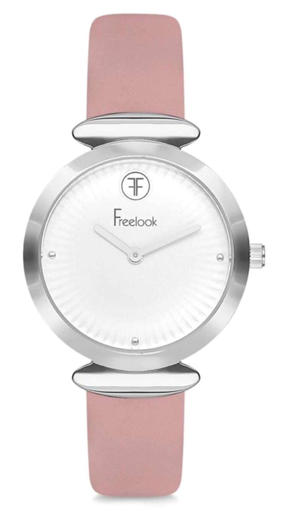 Freelook F.9.1002.05 36 mm Pembe Deri Kordon Analog Kadın Kol Saati