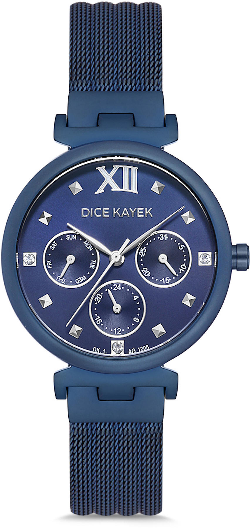 Dice Kayek DK.1.AG1208.07 33 mm Lacivert Metal Kordon Analog Kadın Kol Saati