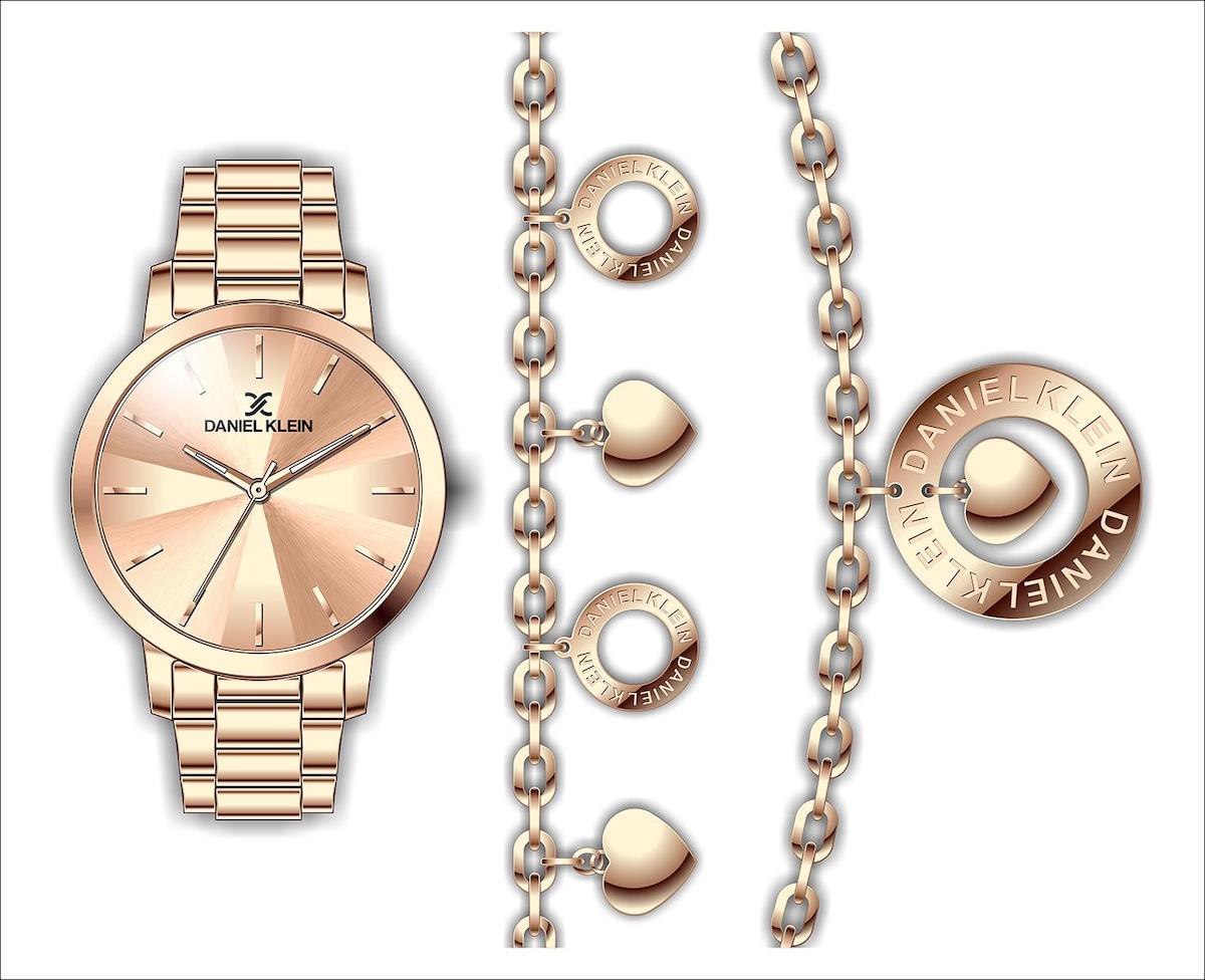 Daniel Klein DK102-DK.1.13024-5 36 mm Rose Gold Çelik Kordon Analog Kadın Kol Saati