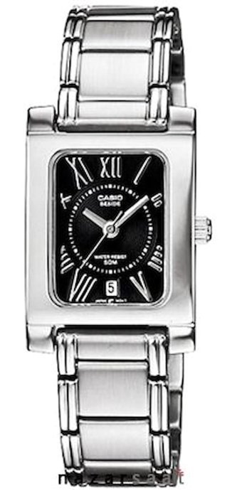 Casio BEL-100D-1A2 Takvimli 21 mm Gri Metal Kordon Analog Kadın Kol Saati