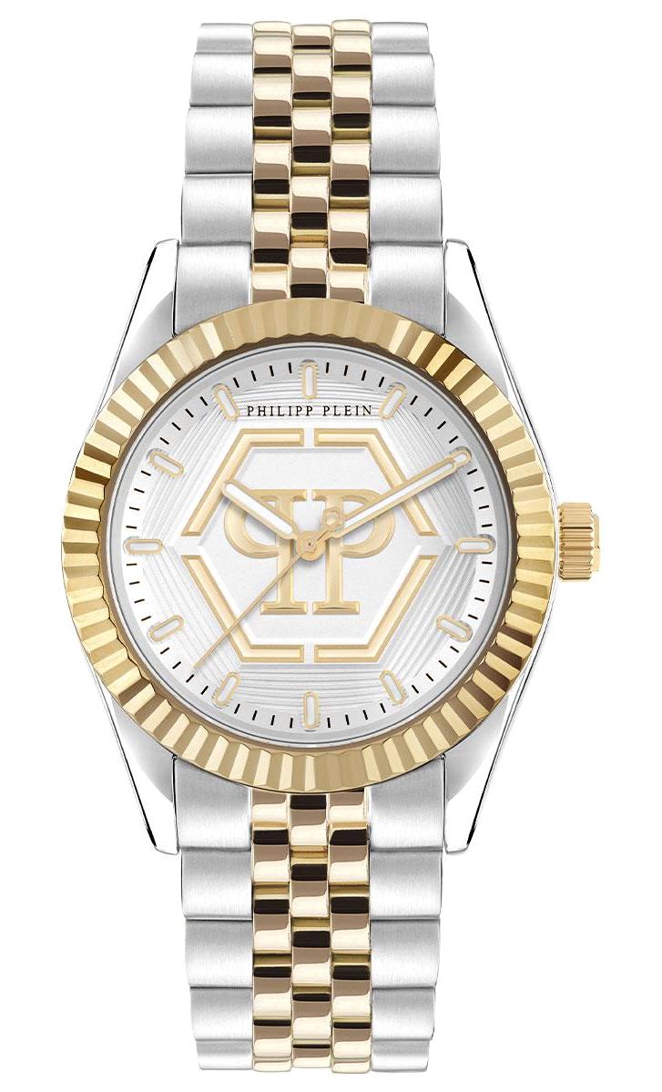 Philipp Plein PW2BA0323 38 mm Altın-Gri Çelik Kordon Analog Kadın Kol Saati