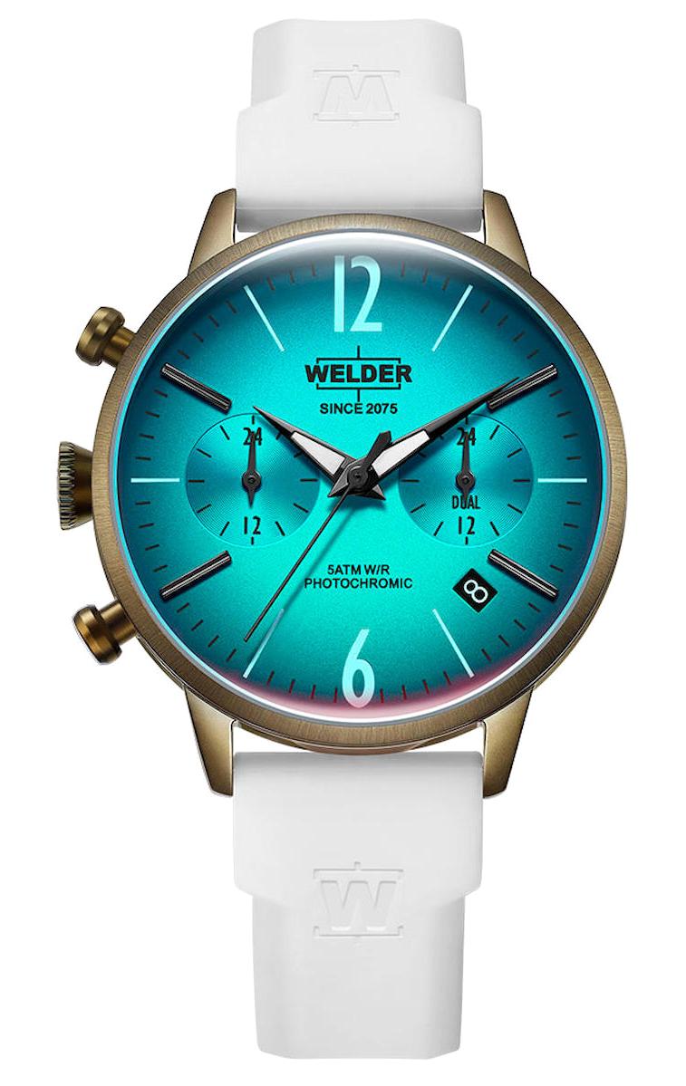 Welder Watch WWRC125 Takvimli 38 mm Beyaz Silikon Kordon Analog Kadın Kol Saati