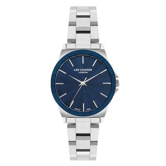 Lee Cooper LC07686.390-L 40 mm Gri Çelik Kordon Analog Kadın Kol Saati