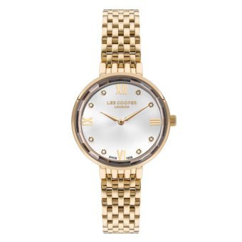 Lee Cooper LC07610.130 40 mm Altın Çelik Kordon Analog Kadın Kol Saati