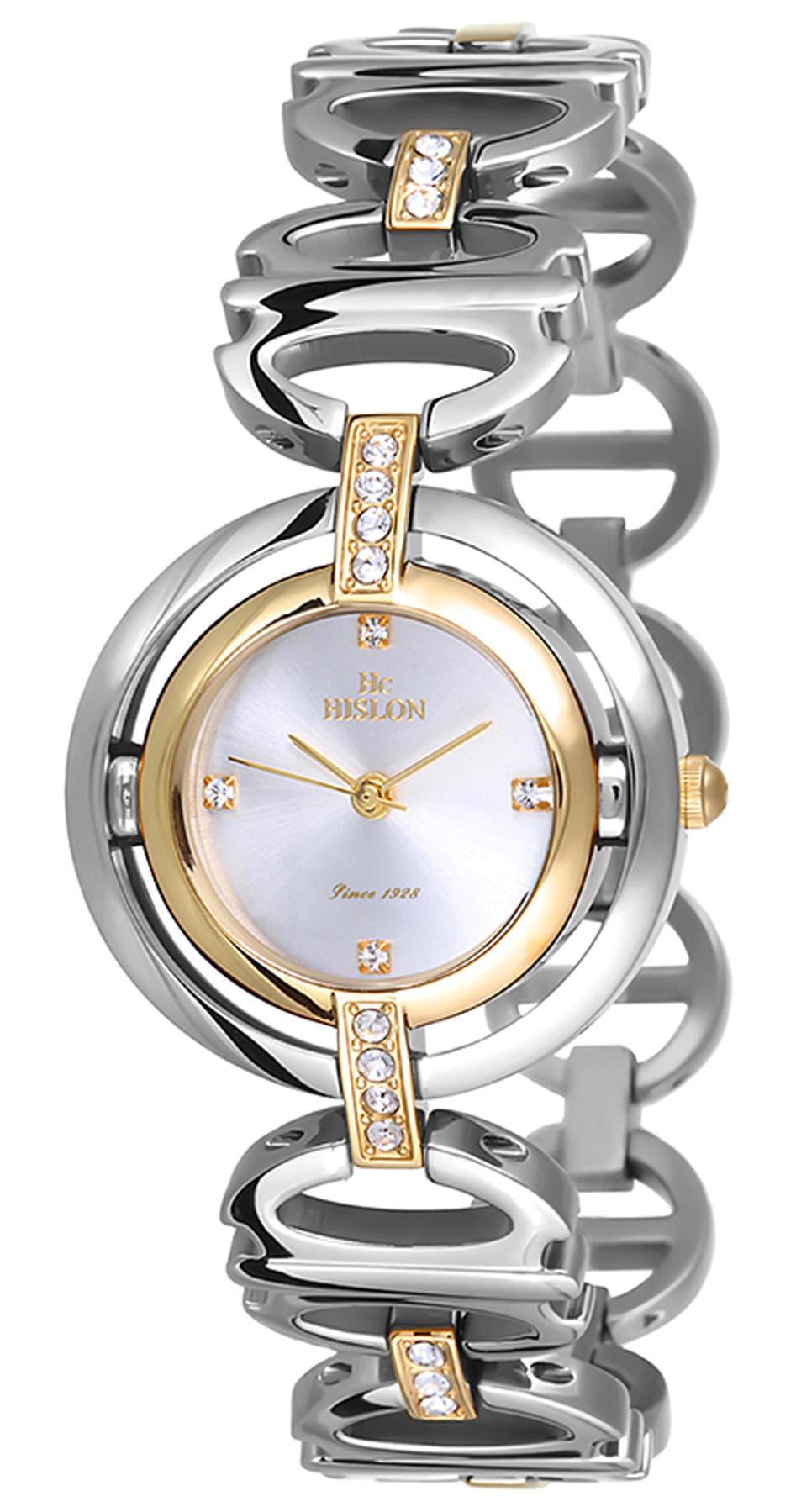 Hislon 3175-22511 25 mm Gri Çelik Kordon Analog Kadın Kol Saati
