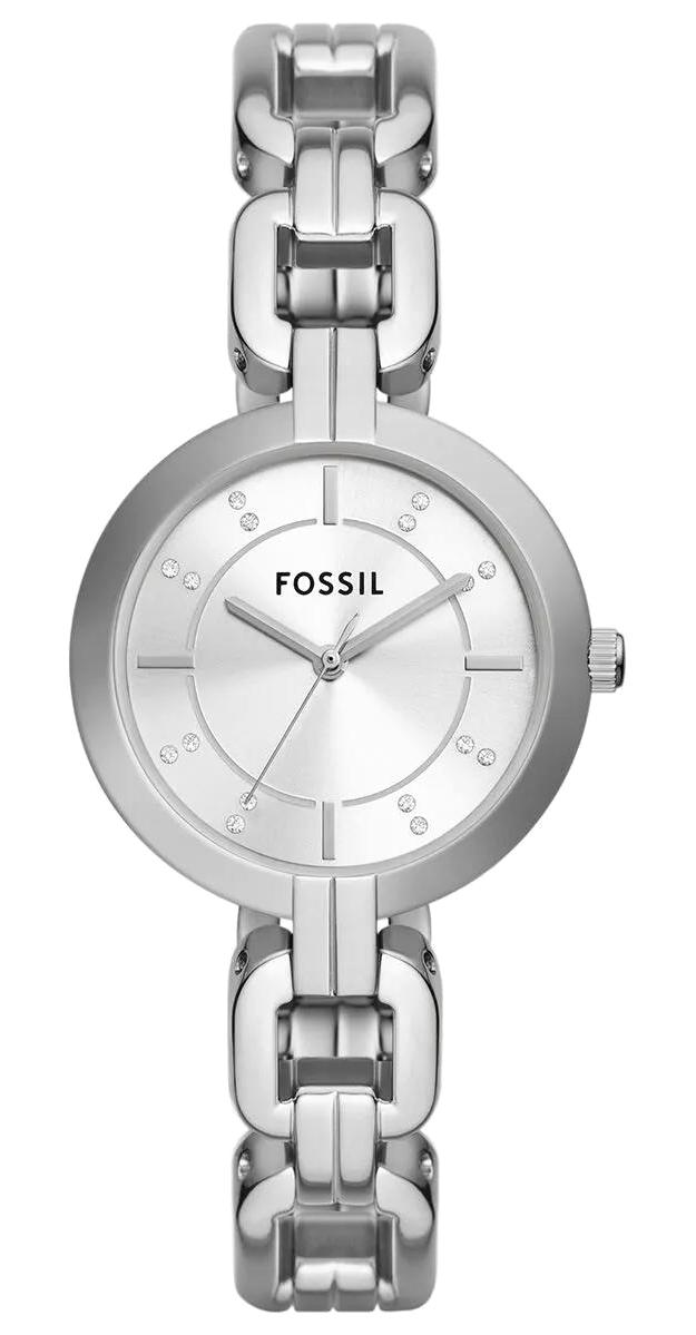 Fossil FBQ3945 35 mm Gri Çelik Kordon Analog Kadın Kol Saati