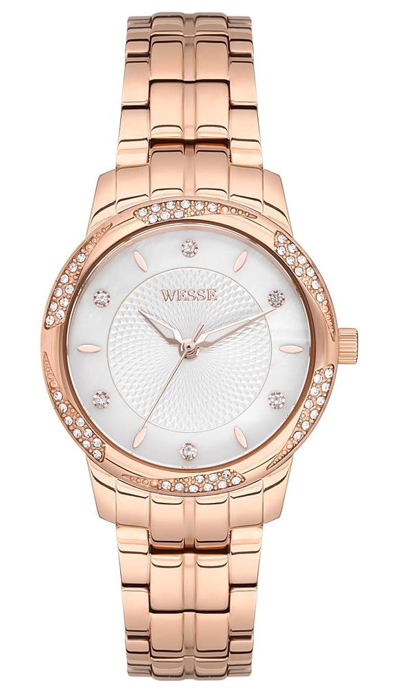 Wesse WWL104406 35 mm Altın Çelik Kordon Analog Kadın Kol Saati