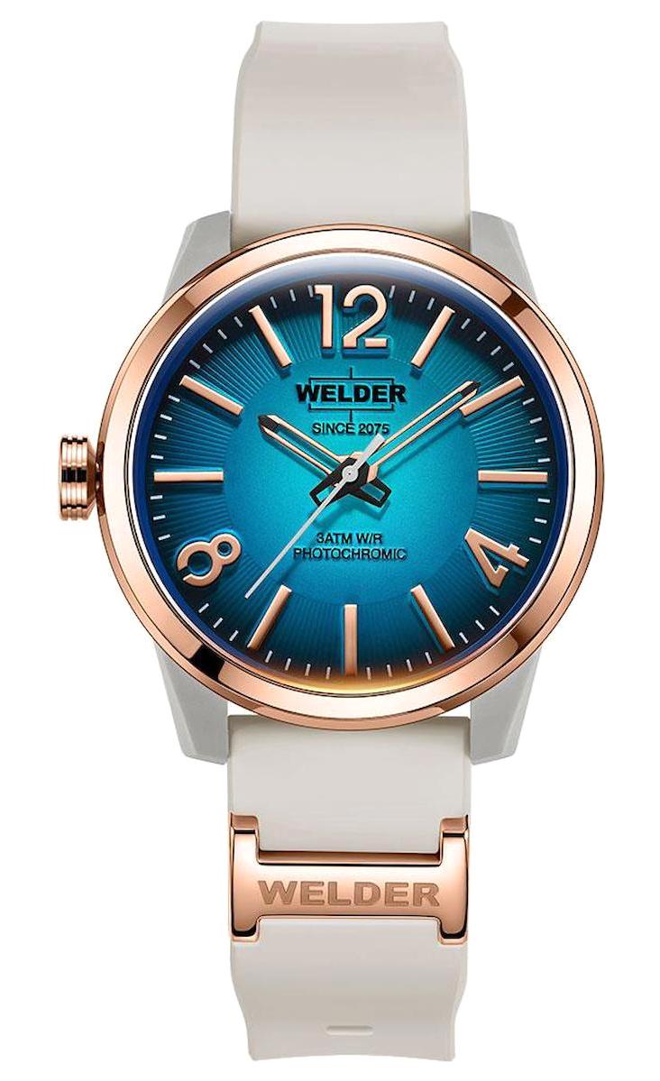 Welder Watch WWRL2013 42 mm Krem Silikon Kordon Analog Kadın Kol Saati