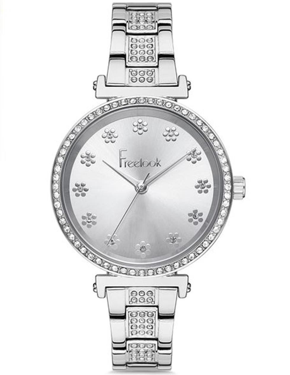 Freelook F.1.1148.04 35 mm Gri Çelik Kordon Analog Kadın Kol Saati