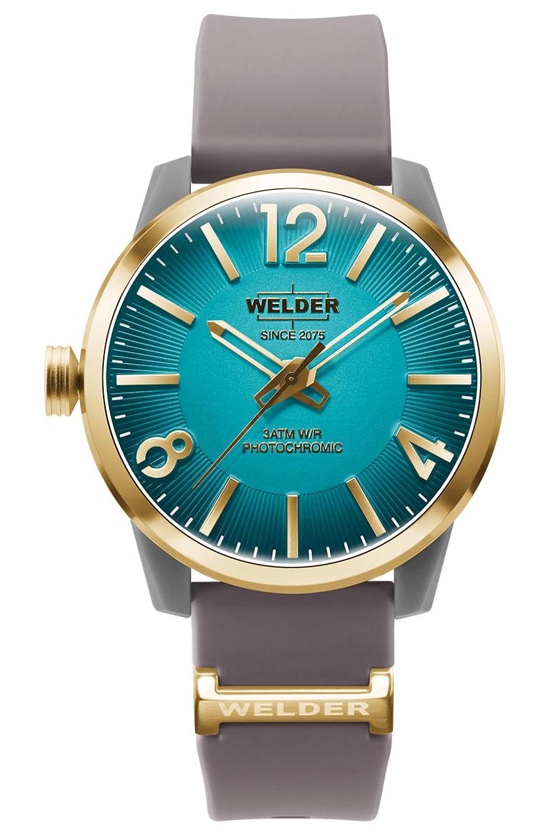 Welder Watch WWRL2000 42 mm Gri Silikon Kordon Analog Kadın Kol Saati