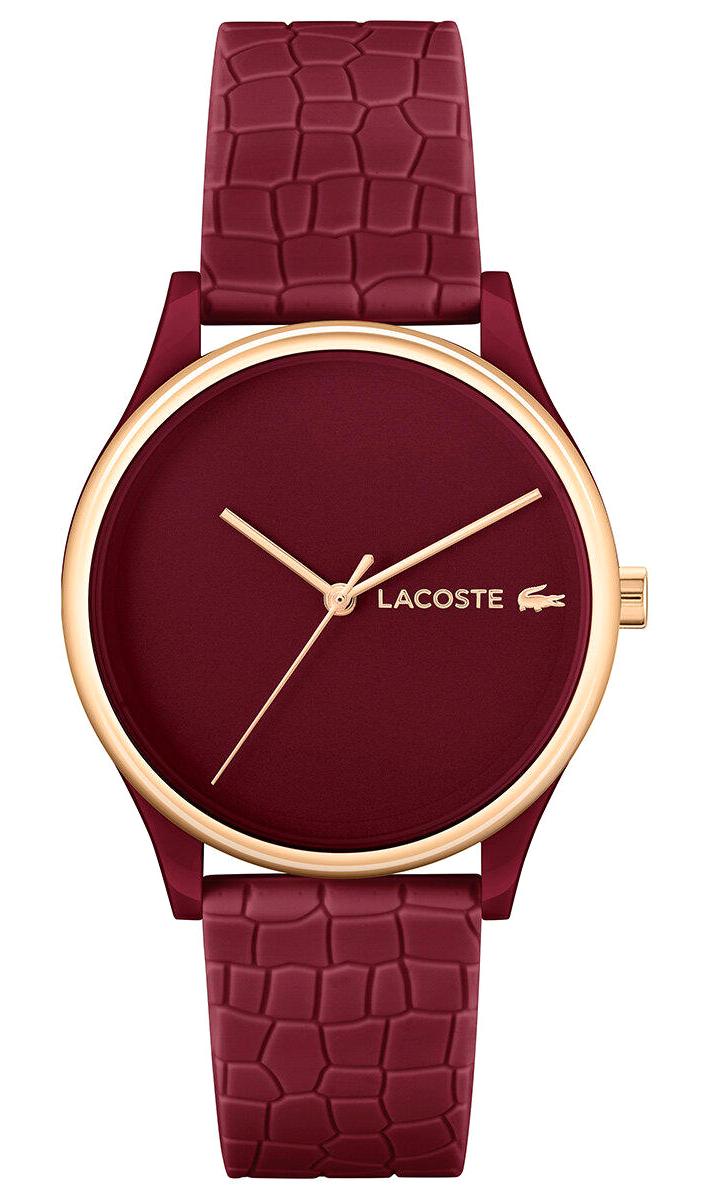 Lacoste LAC2001283 36 mm Bordo Silikon Kordon Analog Kadın Kol Saati