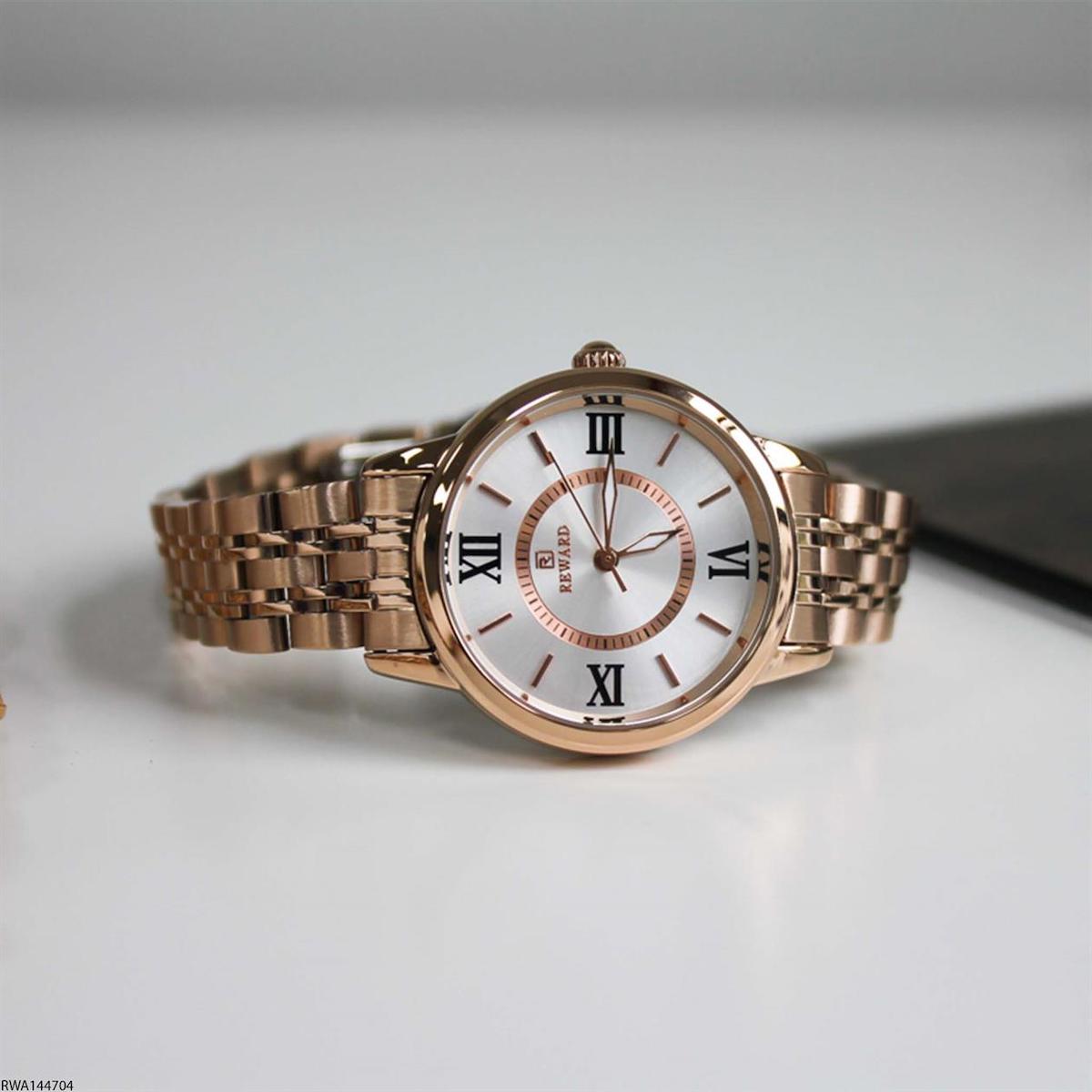 Reward RWA144704 33 mm Rose Gold Çelik Kordon Analog Kadın Kol Saati