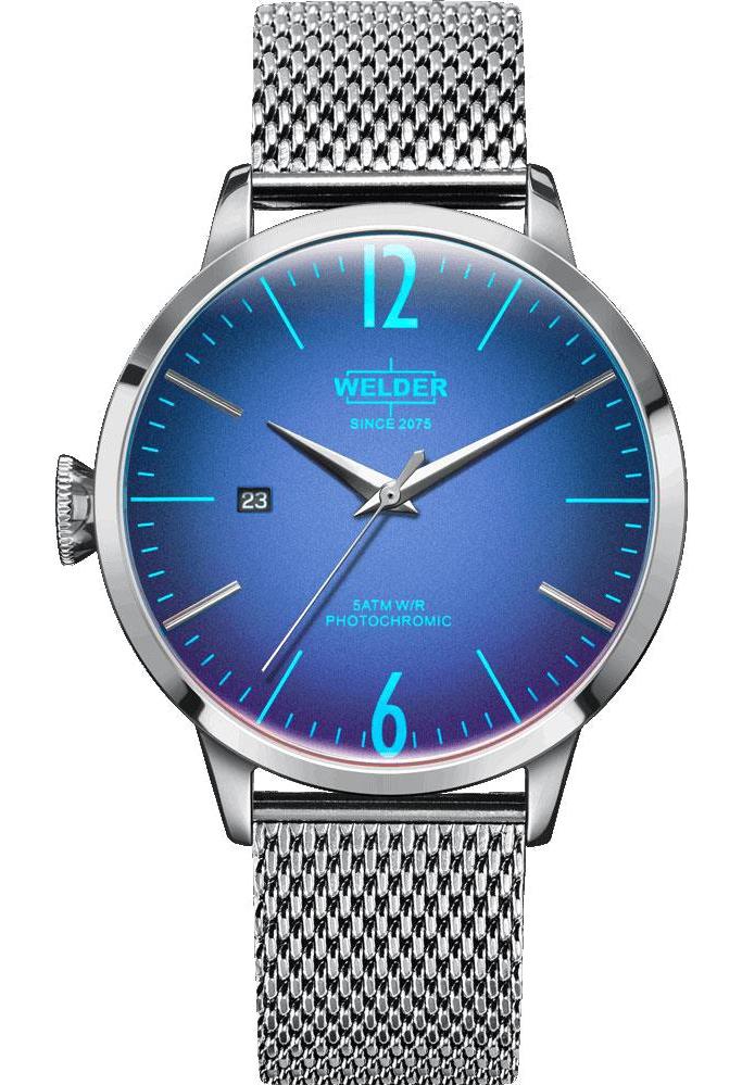 Welder Watch WRC805 Takvimli 42 mm Gri Çelik Kordon Analog Kadın Kol Saati