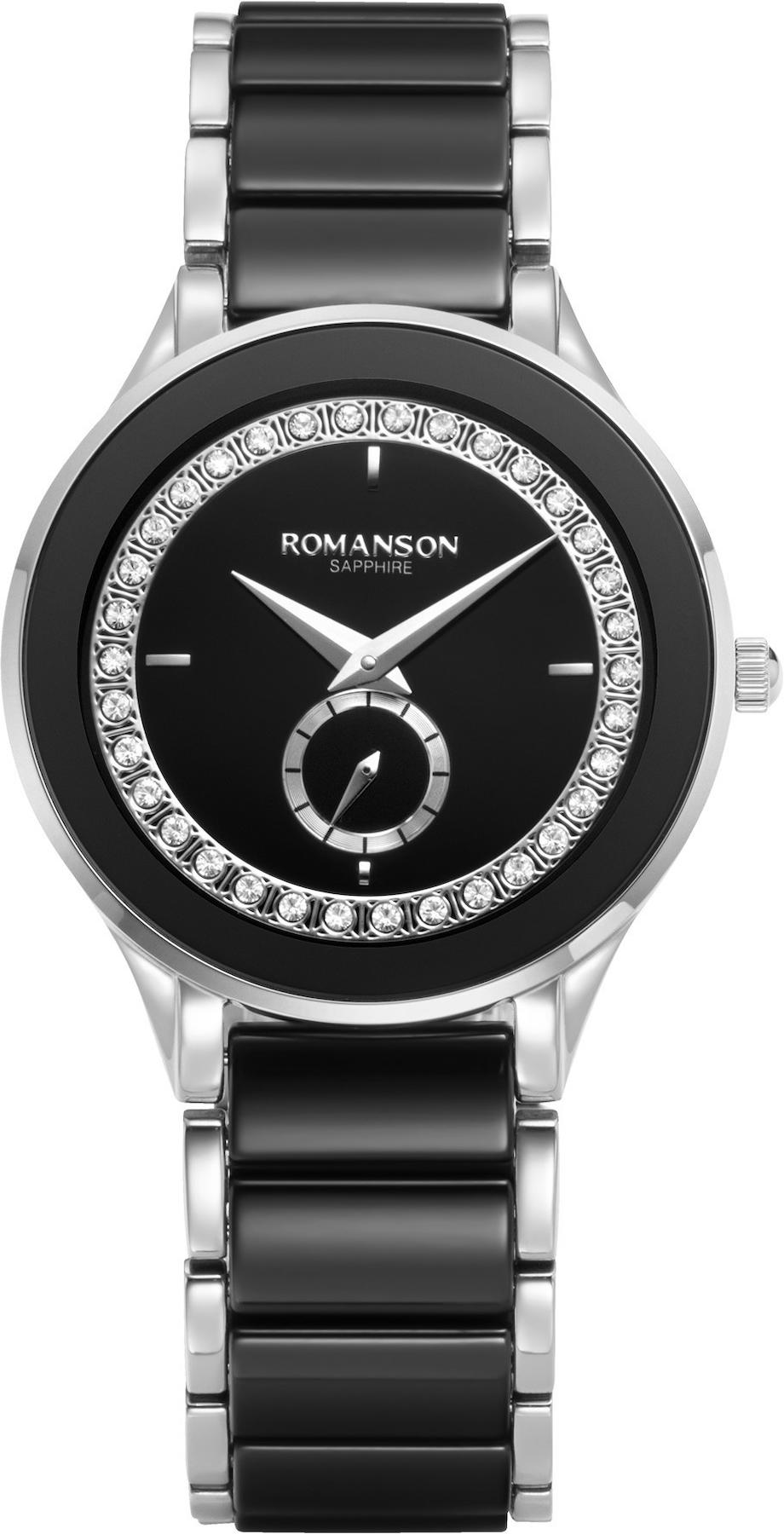 Romanson TM2B74CLBWA32W 33 mm Gri-Siyah Çelik Kordon Analog Kadın Kol Saati