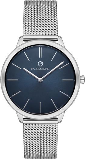 Pacomarine PM.51203.13 38 mm Gri Çelik Kordon Analog Kadın Kol Saati