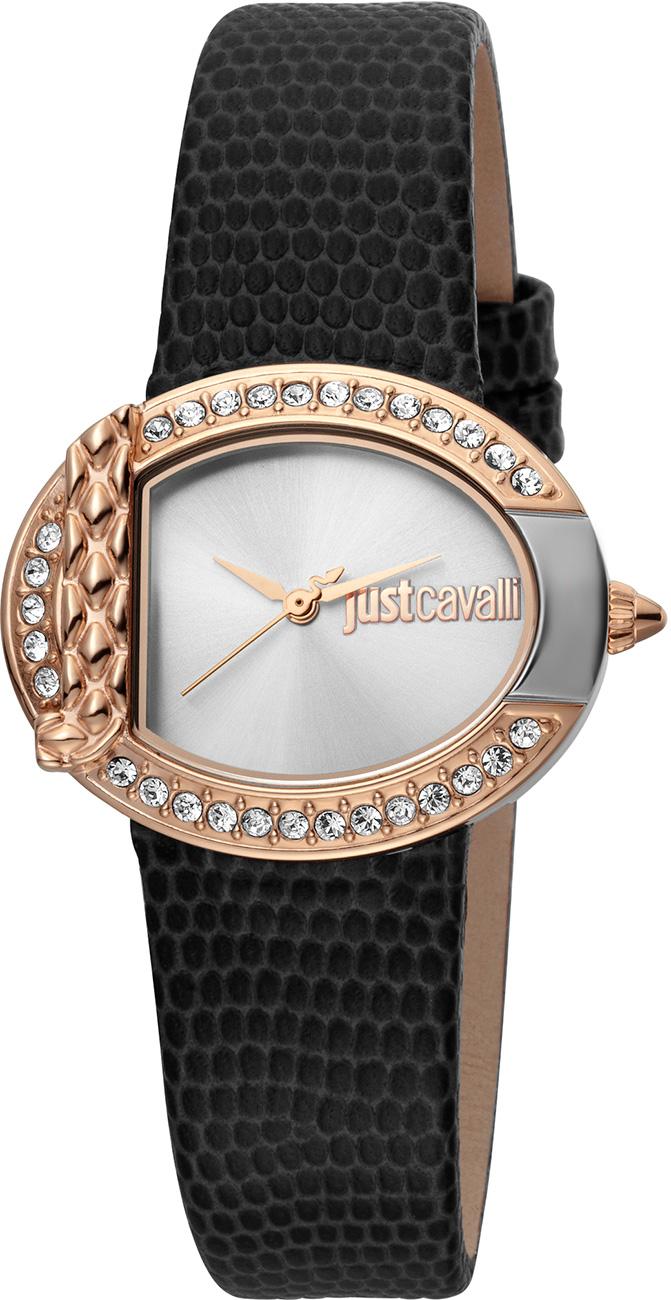 Just Cavalli JC1L110L0055 33 mm Siyah Deri Kordon Analog Kadın Kol Saati