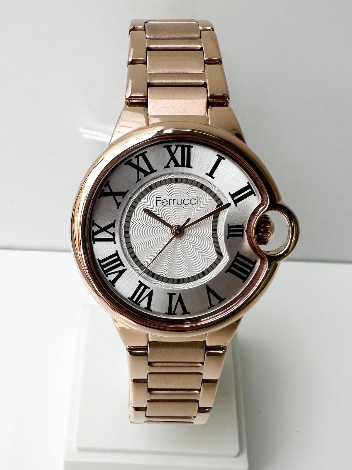 Ferrucci FRC.LMG.14366M.05 31-35 mm Rose Gold Çelik Kordon Analog Kadın Kol Saati