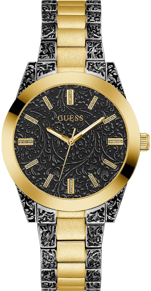 Guess GUGW0303L1 40 mm Altın-Siyah Metal Kordon Analog Kadın Kol Saati