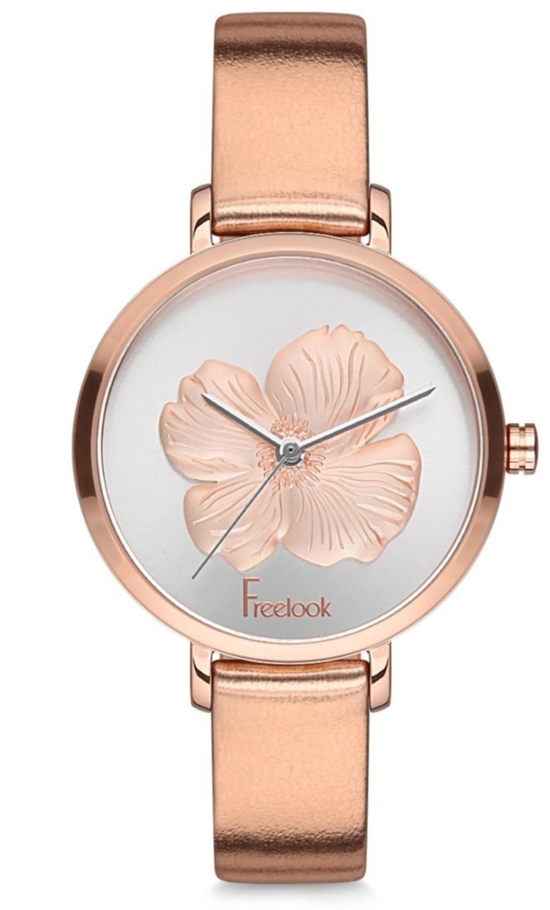 Freelook F.1.1097.03 36 mm Rose Gold Deri Kordon Analog Kadın Kol Saati