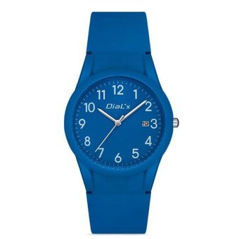 Dial X DX-5464-3 31-35 mm Mavi Plastik Kordon Analog Kadın Kol Saati