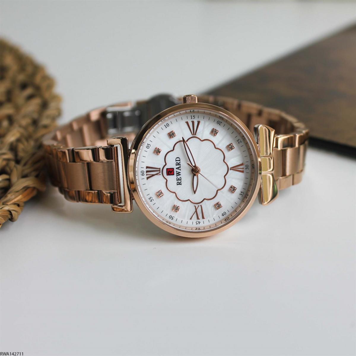 Reward RWA142711 38 mm Rose Gold Metal Kordon Analog Kadın Kol Saati