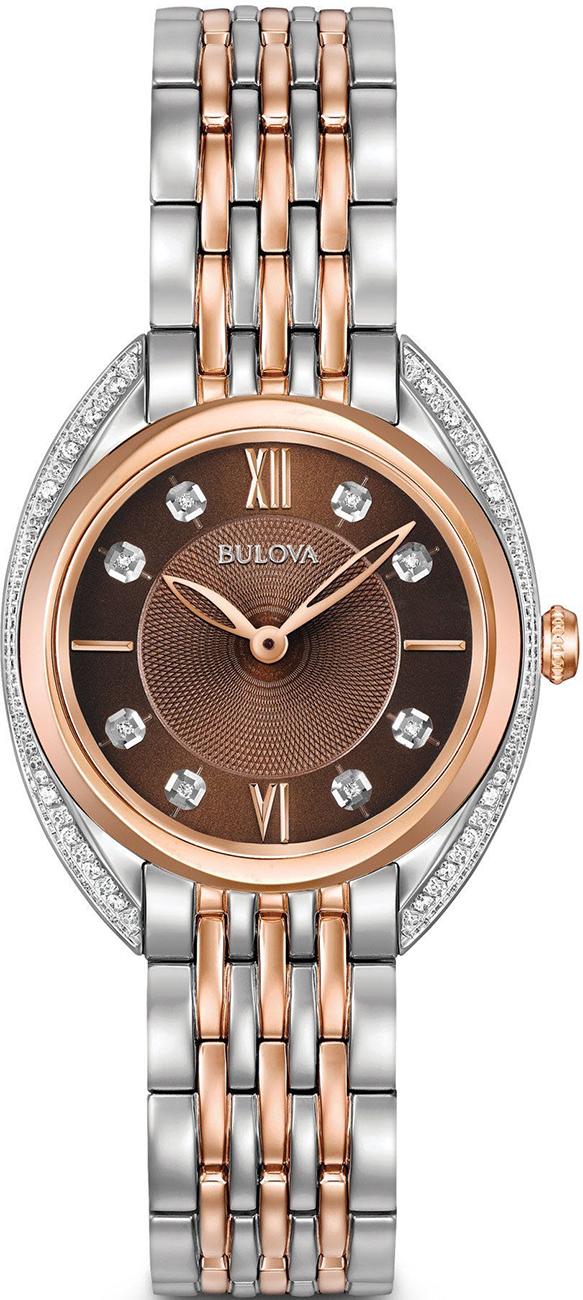 Bulova 98R230 30 mm Gri-Rose Gold Çelik Kordon Analog Kadın Kol Saati