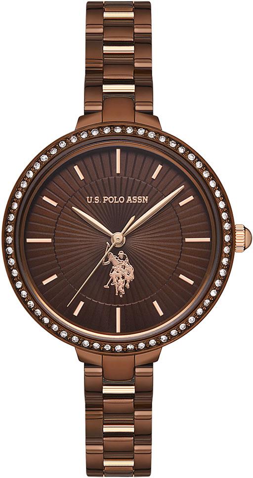 U.S. Polo Assn USPA2030-03 33 mm Kahverengi Çelik Kordon Analog Kadın Kol Saati