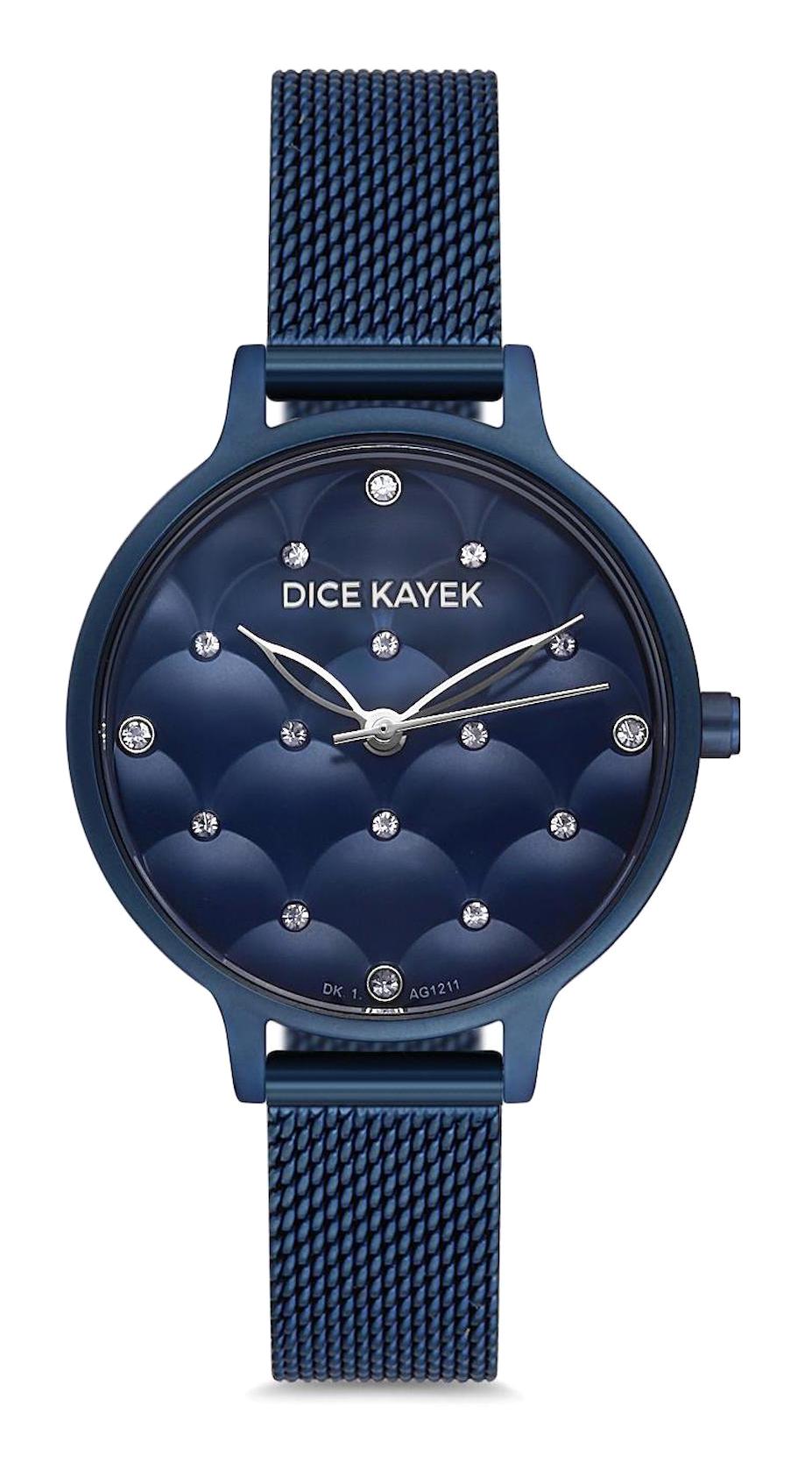 Dice Kayek DK.1.AG1211.08 Lacivert Çelik Kordon Analog Kadın Kol Saati