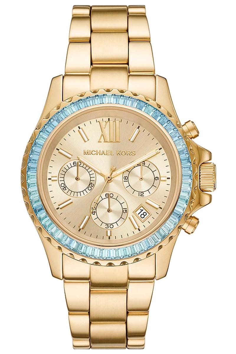M&K MK7210 Takvimli 42 mm Bronz Çelik Kordon Analog Kadın Kol Saati