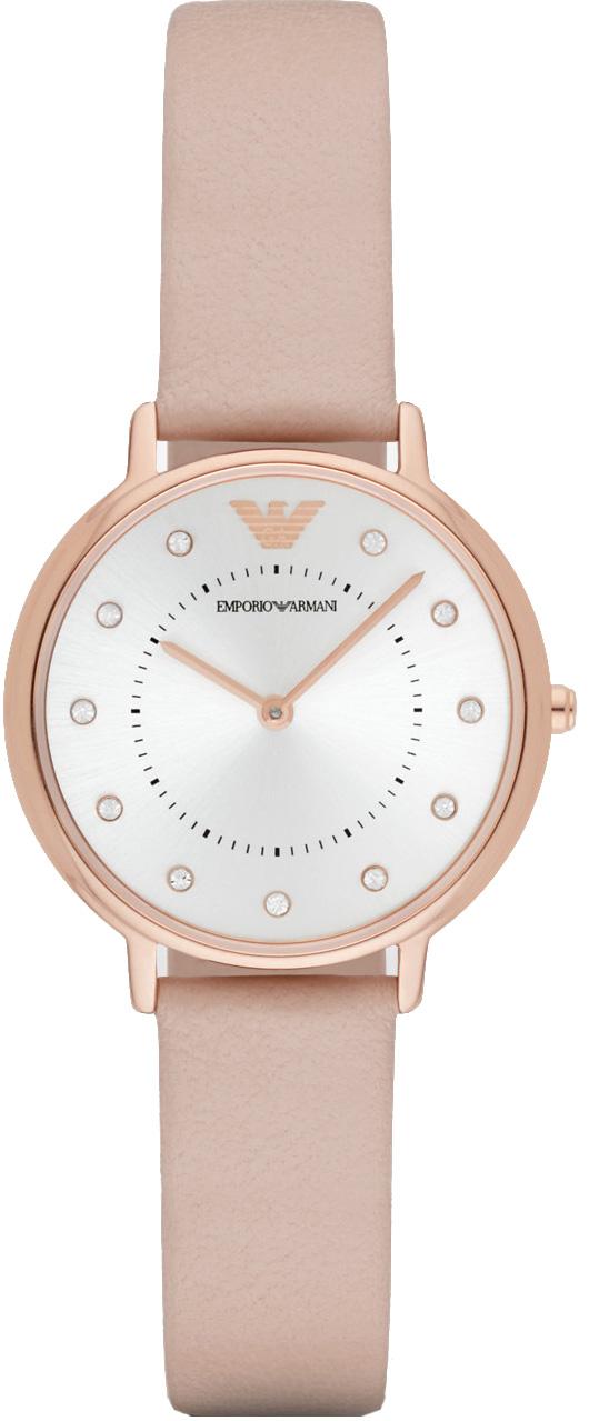 Emporio Armani AR2510 32 mm Bej Deri Kordon Analog Kadın Kol Saati