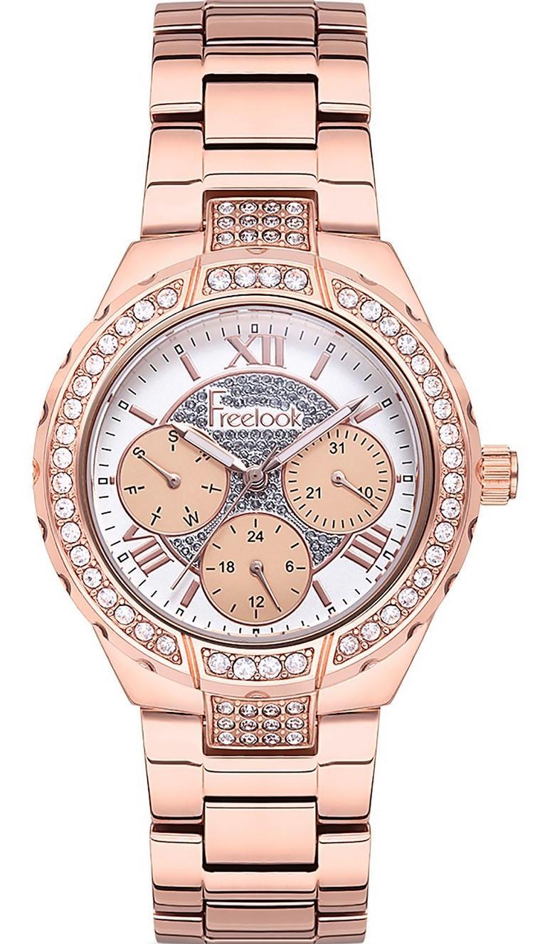 Freelook F.11.1008.04 38 mm Rose Gold Çelik Kordon Analog Kadın Kol Saati