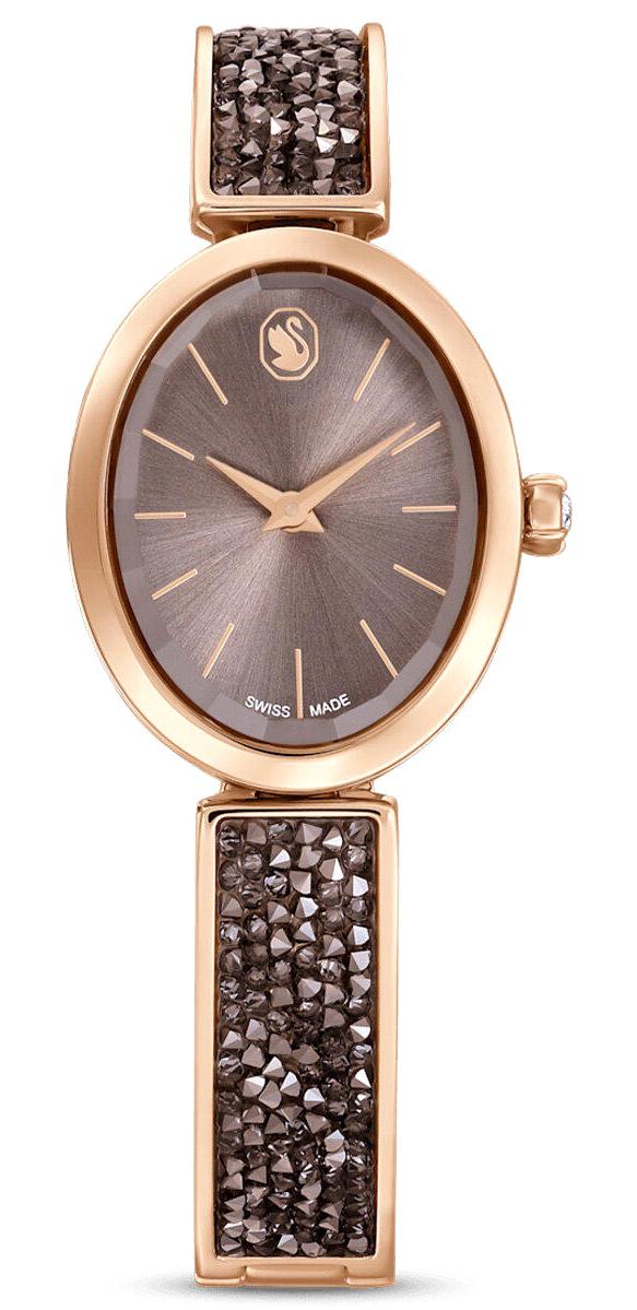 Swarovski SWR5656857 26 mm Antrasit-Rose Gold Çelik Kordon Analog Kadın Kol Saati
