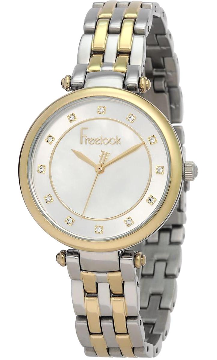 Freelook FL.1.10111.5 36 mm Altın-Gri Çelik Kordon Analog Kadın Kol Saati