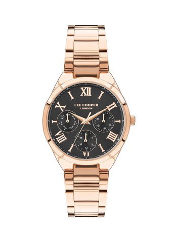 Lee Cooper LC07456450MP Takvimli 40 mm Rose Gold Çelik Kordon Analog Kadın Kol Saati